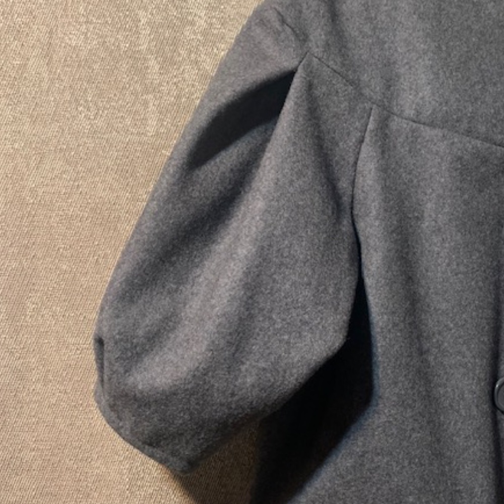 Max Azria Tex Gray Coat NWOT - size L - Picture 6 of 7